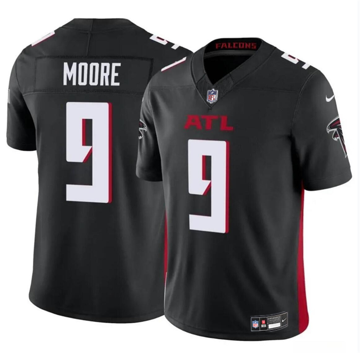 Youth Atlanta Falcons #9 Rondale Moore Black 2023 F.U.S.E Vapor Untouchable Limited Stitched Football Jersey